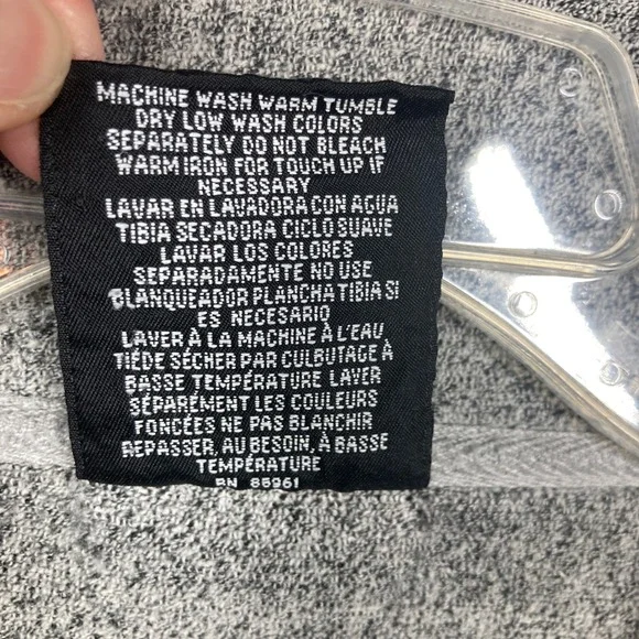 Dale Earnhardt 3 Sr 1/4 Zip Pullover Mens XL Grey Nascar Racing Sweatshirt - Picture 6 of 10